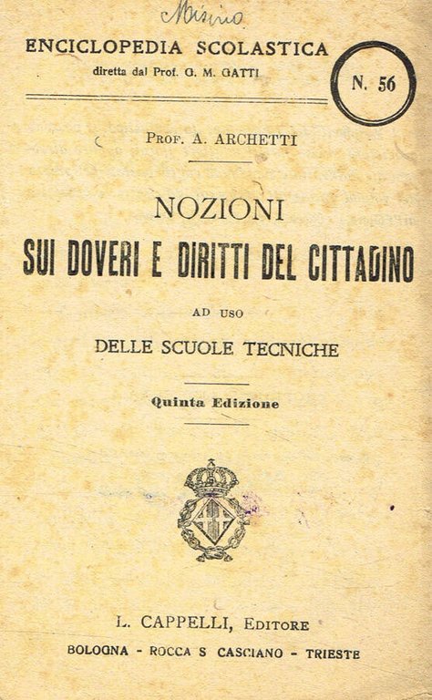 Nozioni e diritti del cittadino