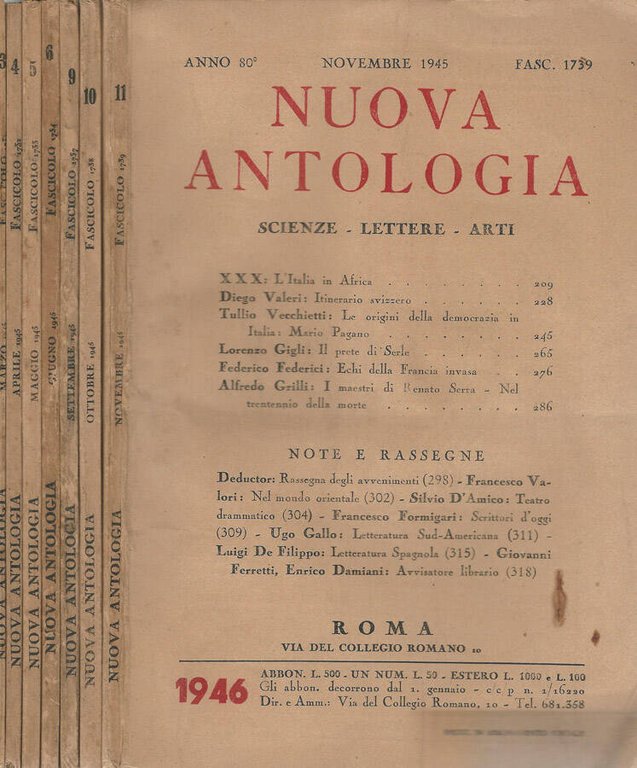 Nuova antologia 1945