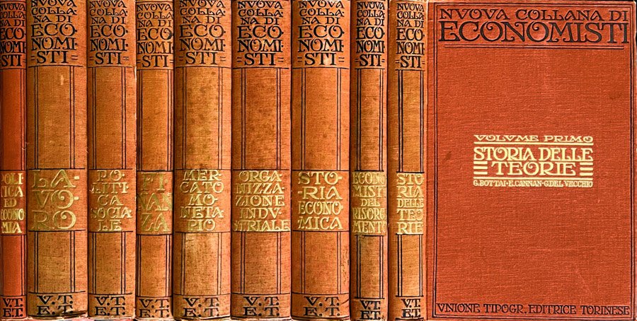 Nuova collana di economisti, volume I, II, III, VII, VIII, …