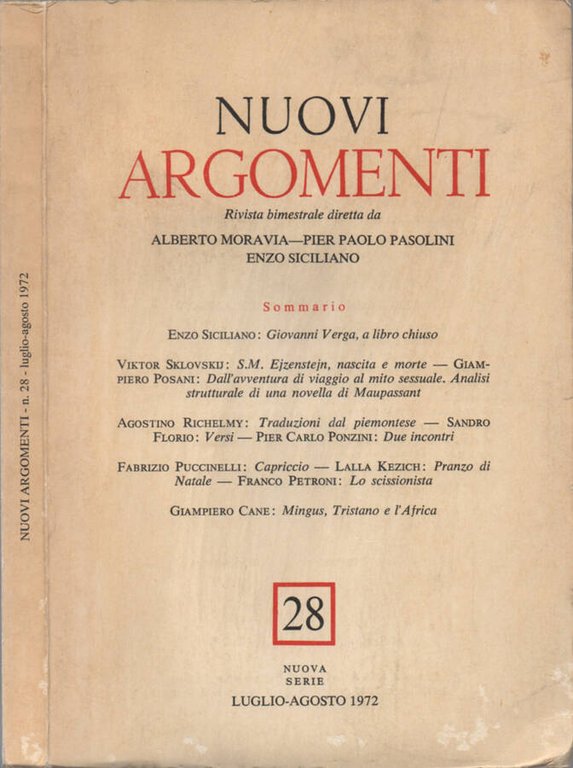 Nuovi Argomenti