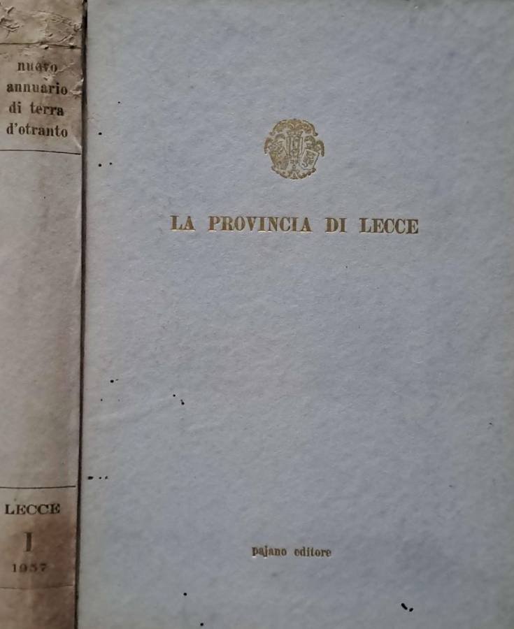 Nuovo annuario di terra d'Otranto. I volume: La provincia di … | Immagine principale