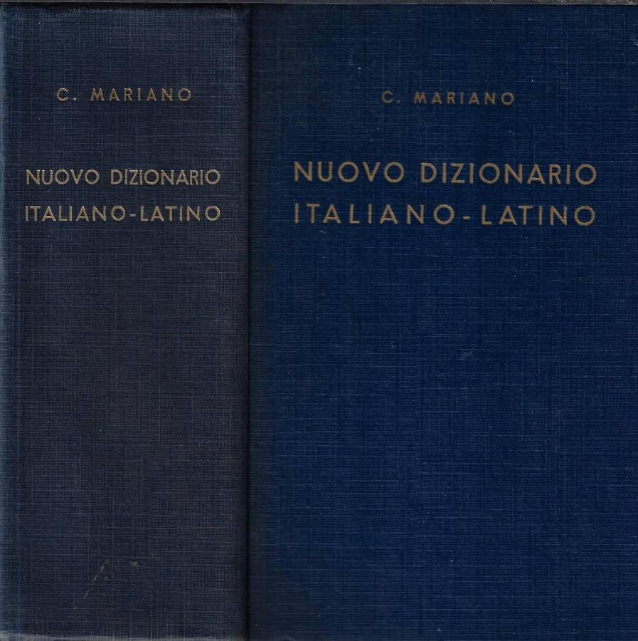 Nuovo dizionario italiano - latino