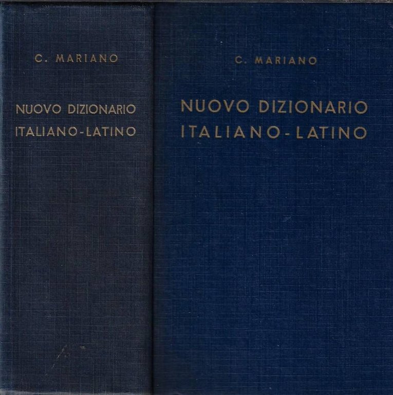Nuovo dizionario italiano - latino