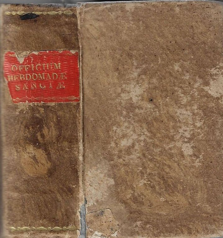 Officium hebdomadae Sanctae juxta formam missalis et breviarii romani sub …