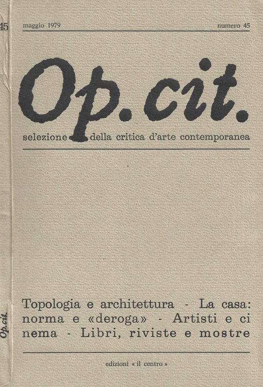 Op. cit. Topologia e architettura - La casa: norma e …