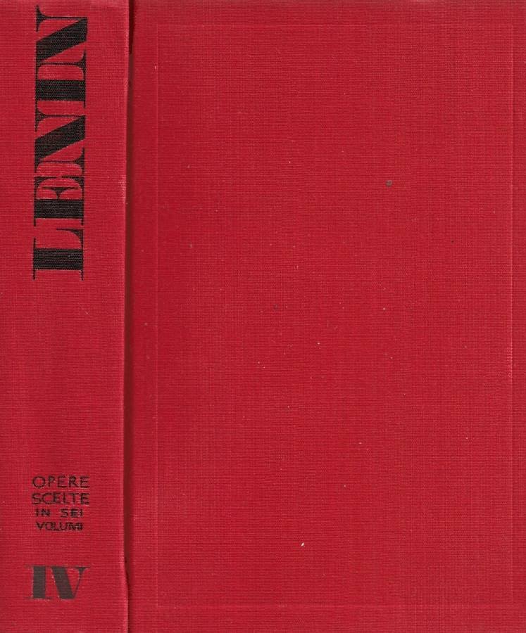 Opere scelte in sei volumi. Volume IV | Immagine principale