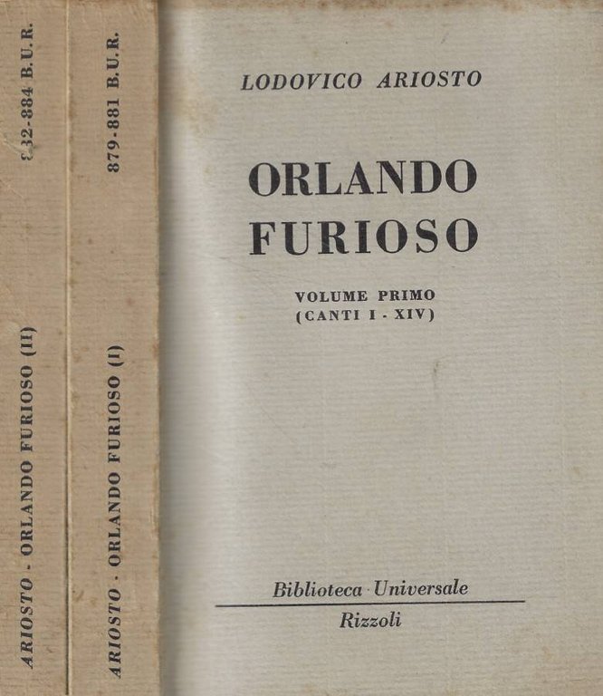 Orlando furioso Vol. I-II