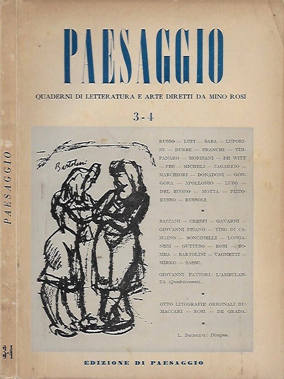 Paesaggio - Anno 1946 n. 3-4