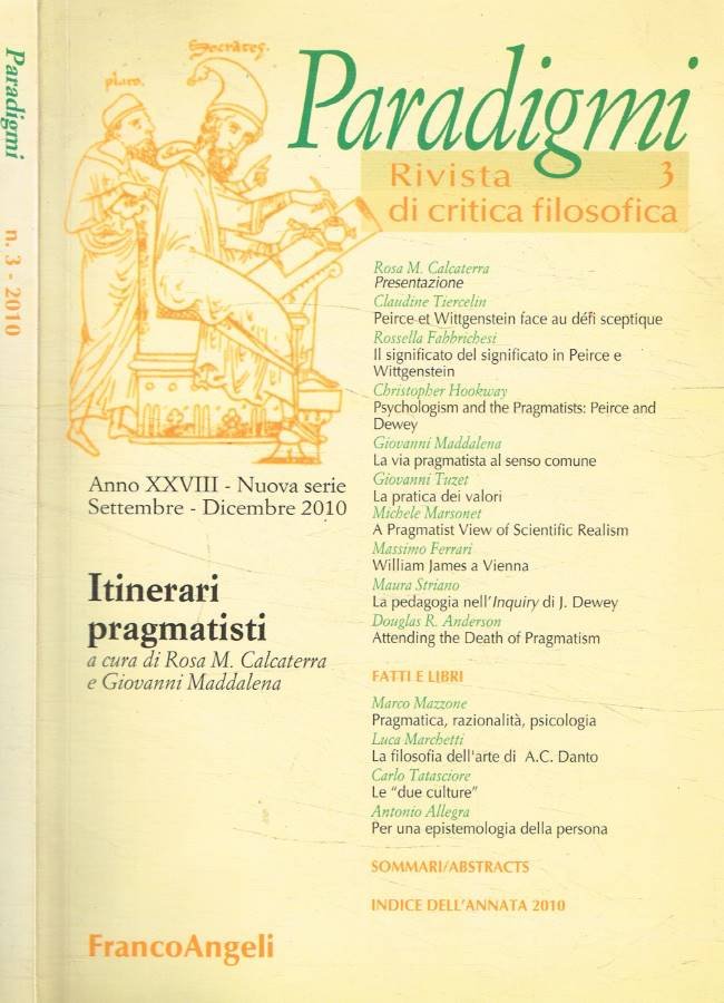 Paradigmi. Rivista di critica filosofica N.3, anno XXVIII, n.s., settembre-dicembre … | Immagine principale