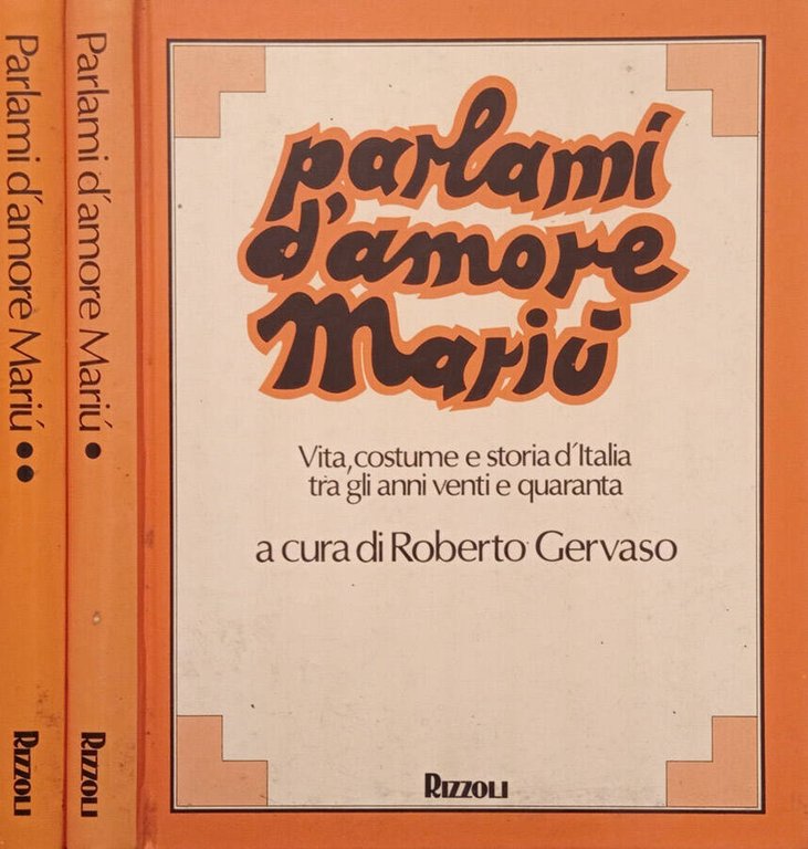 Parlami damore Mariù Vol.I II