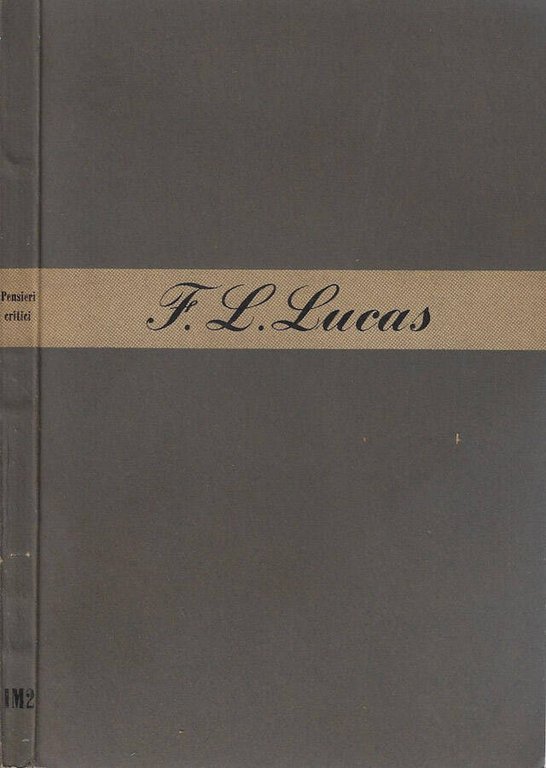 Pensieri critici in giorni critici