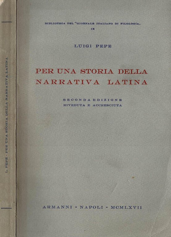 Per una storia della narrativa latina