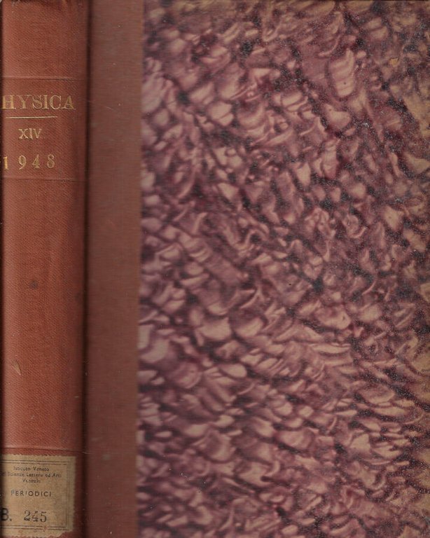 Physica Vol. XIV 1949 | Immagine Gallery 2