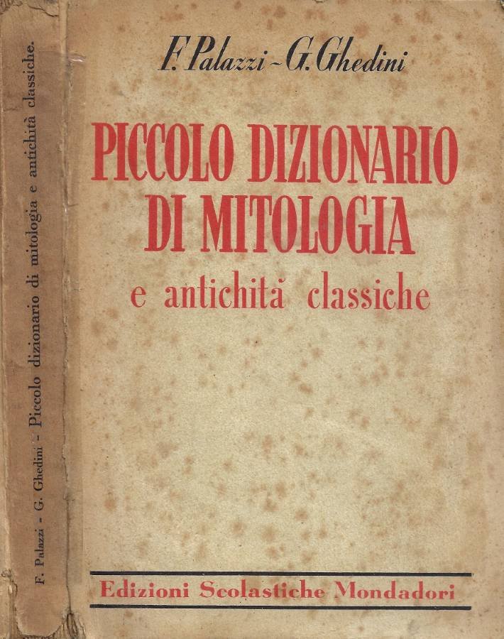 Piccolo Dizionario di Mitologia e Antichità Classiche | Immagine principale