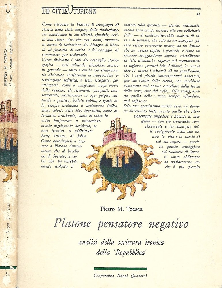 Platone pensatore negativo