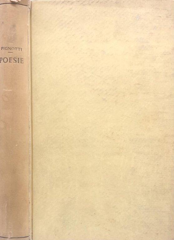Poesie di Lorenzo Pignotti Aretino (Tomo I)