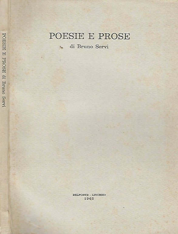 Poesie e Prose