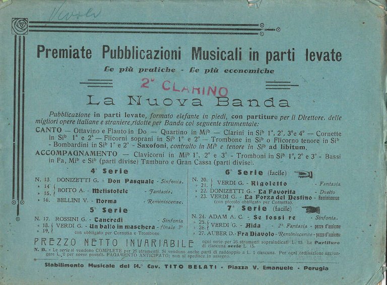 Premiate pubblicazioni musicali in parti levate | Immagine Gallery 2