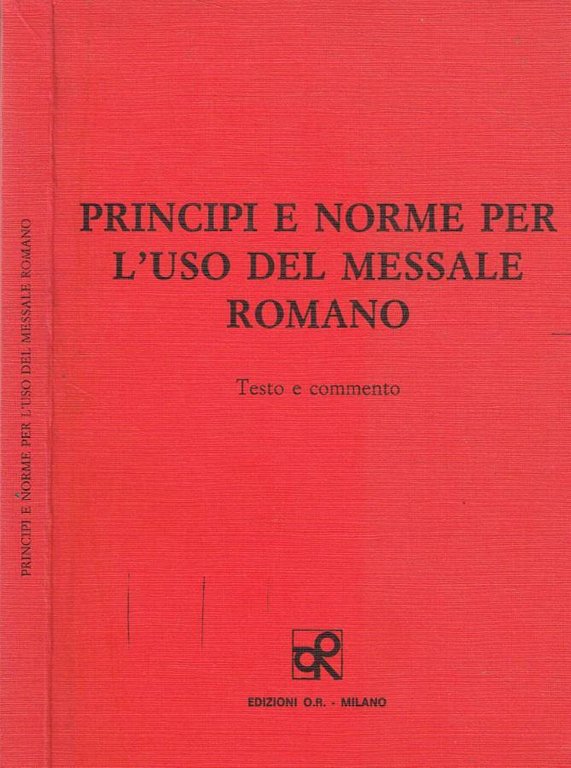 Principi e norme per l'uso del messale romano