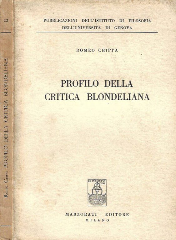 Profilo della critica Blondeliana