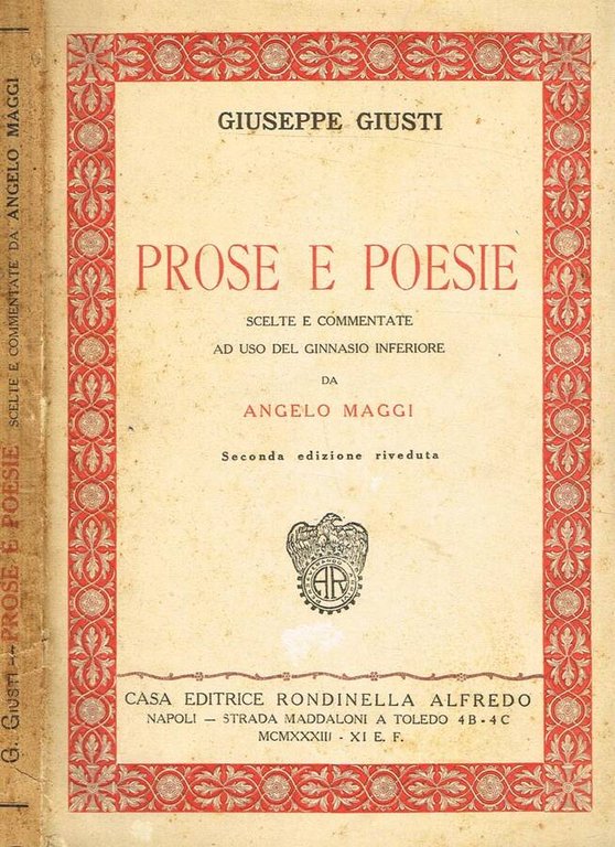 PROSE E POESIE