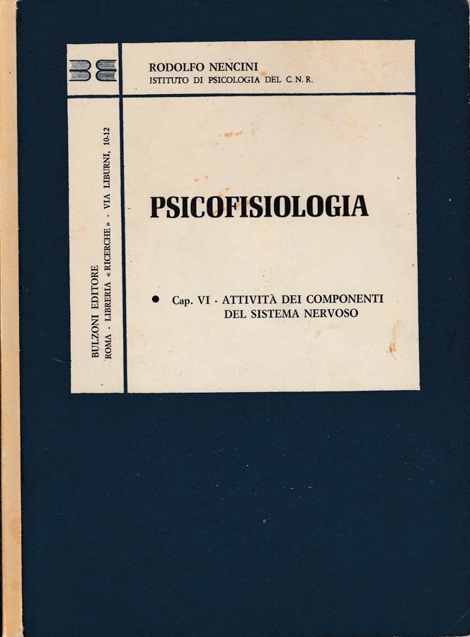 Psicofisiologia vol I cap VI