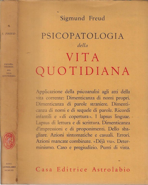 Psicopatologia della vita quotidiana