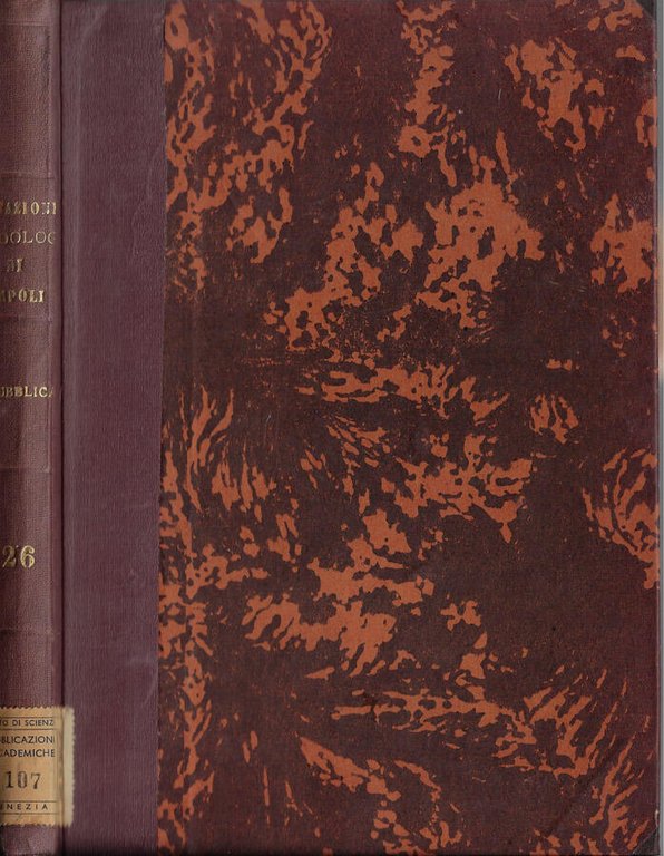 Pubblicazioni della Stazione Zoologica di Napoli Vol. 26 1955