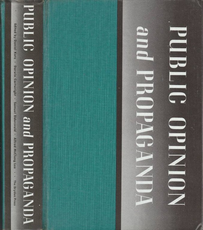 Public opinion and propaganda