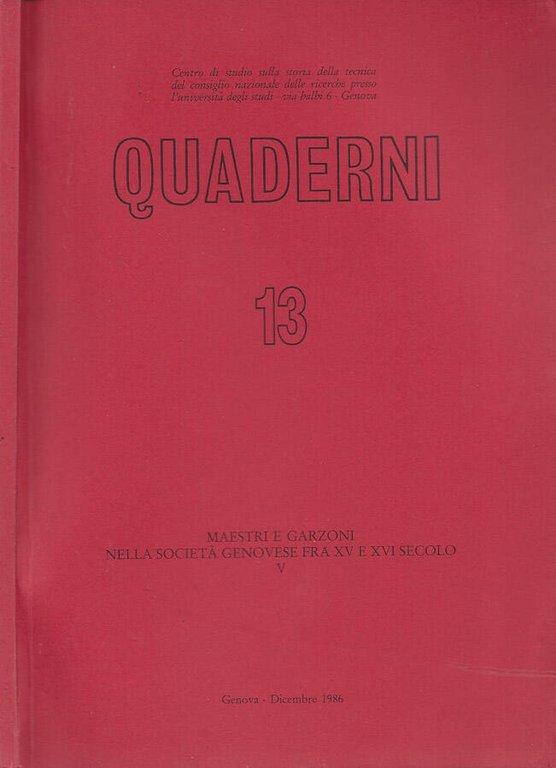 Quaderni del Centro di studio sulla storia della tecnica del …