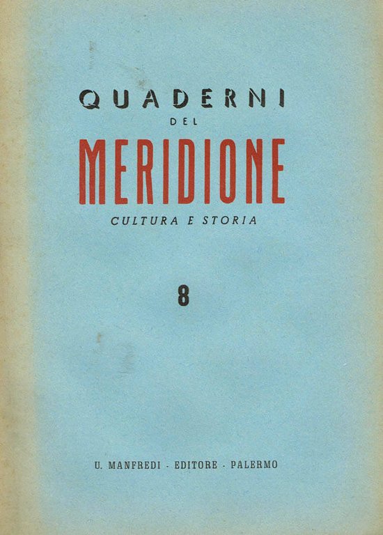 QUADERNI DEL MERIDIONE n.8 | Immagine Gallery 2