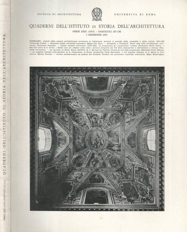 Quaderni dell'Istituto di Storia dell'Architettura