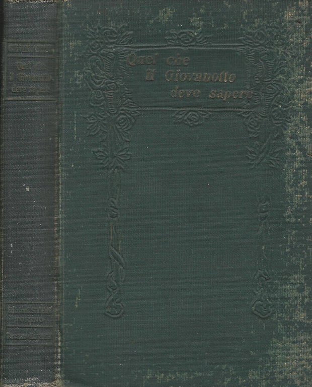 Quel che il Giovanotto deve sapere