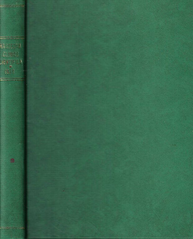 Rassegna clinico-scientifica dell'Istituto Biochimico Italiano Anno 1971