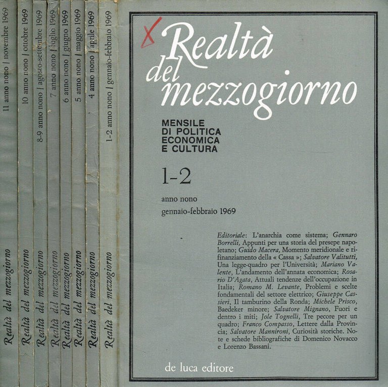 Realtà del Mezzogiorno. Mensile di politica economica e cultura. Anno … | Immagine Gallery 2