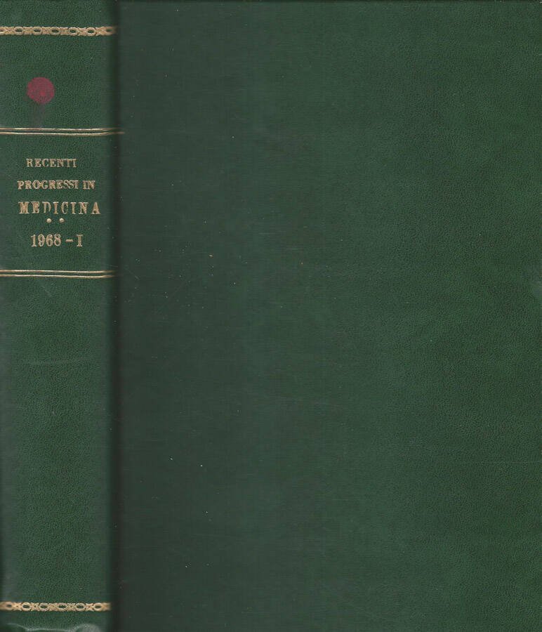 Recenti progressi in medicina 1968 | Immagine principale