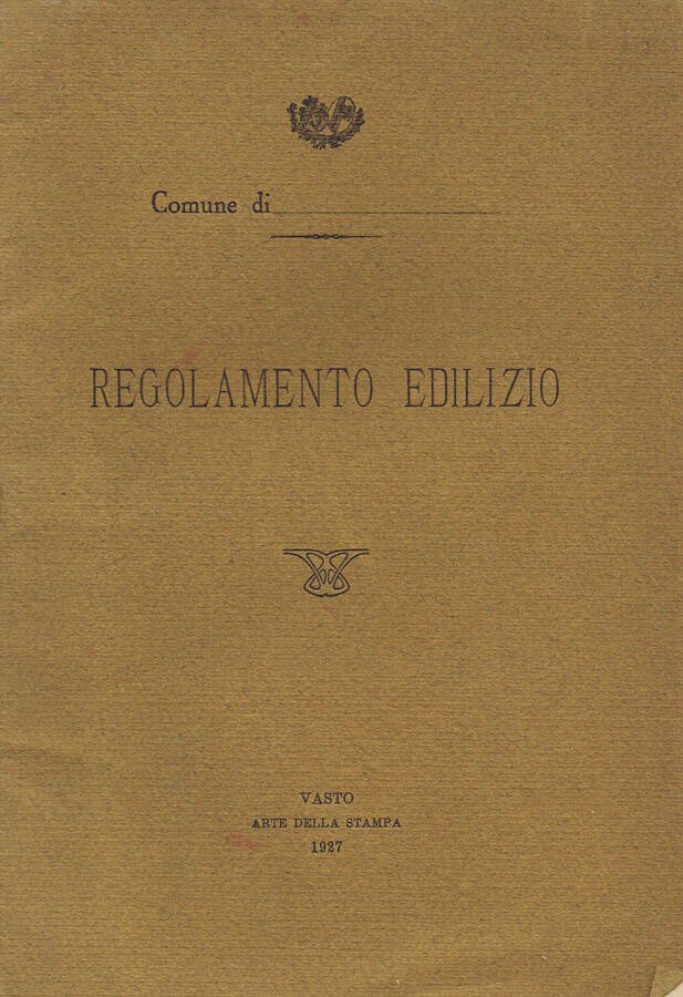 Regolamento Edilizio