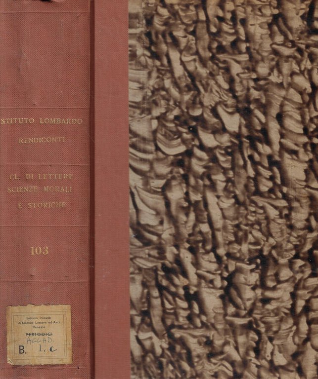 Rendiconti Classe di Lettere e Scienze Morali e Storiche Fasc. …