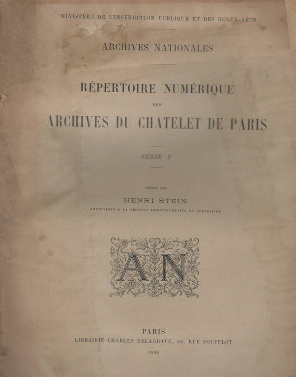 Repertoire numerique des archives du chatelet de Paris, serie Y | Immagine Gallery 2