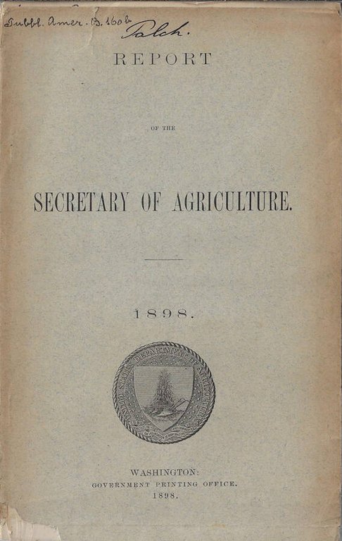 Report of the Secretary of agriculture 1898 | Immagine Gallery 2