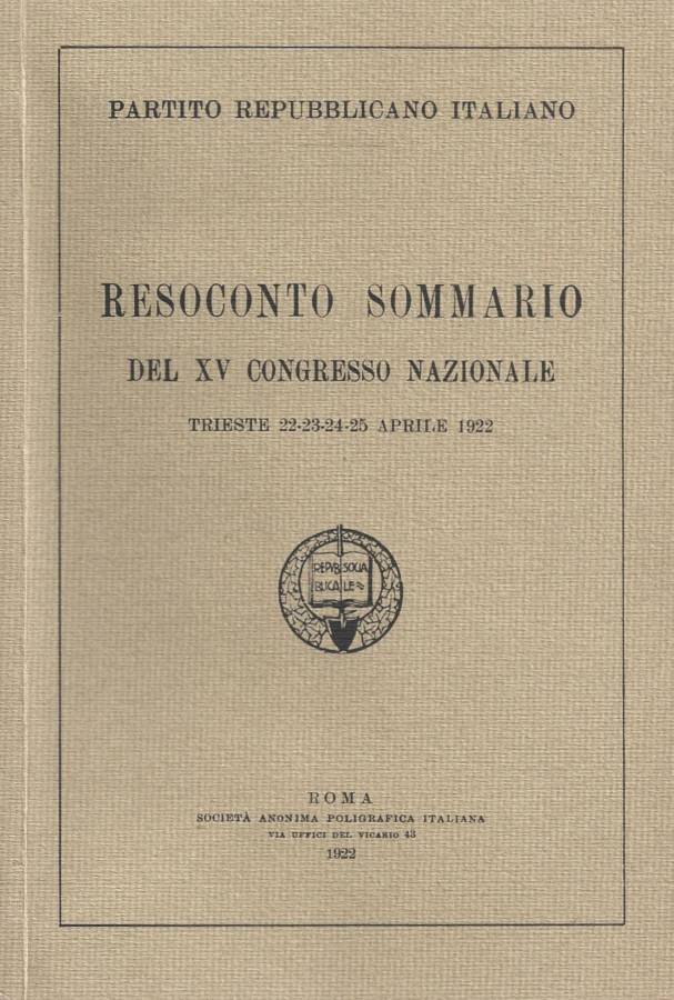 Resoconto sommario del XV Congresso Nazionale | Immagine principale