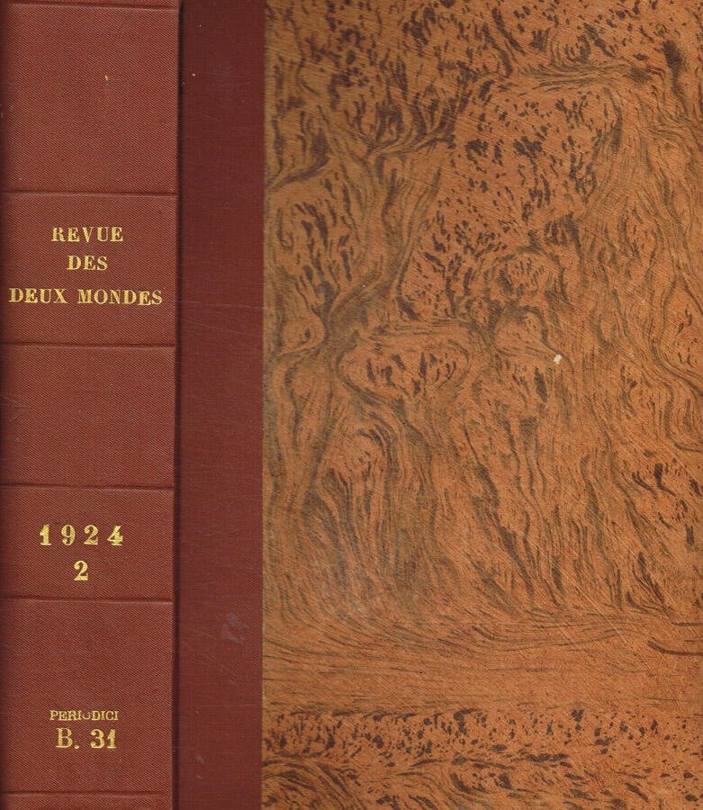 Revue des deux mondes. XCIV année, septieme periode, tome vingtieme | Immagine principale