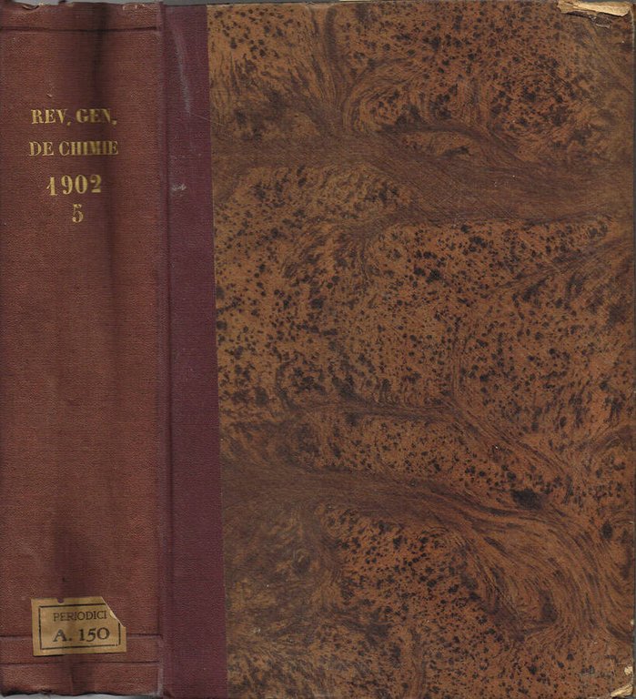 Revue Générale de Chimie Pure et Appliquée