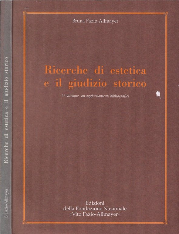 Ricerche di estetica e il giudizio storico | Immagine Gallery 2