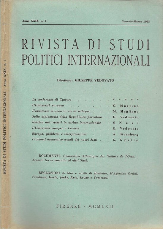Rivista di Studi Politici Internazionali
