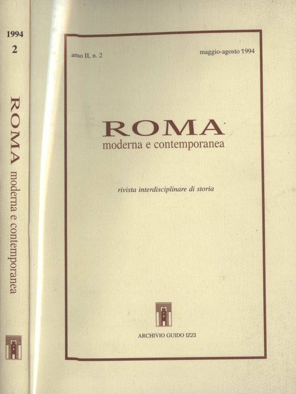 Roma moderna e contemporanea (anno II, n. 2)