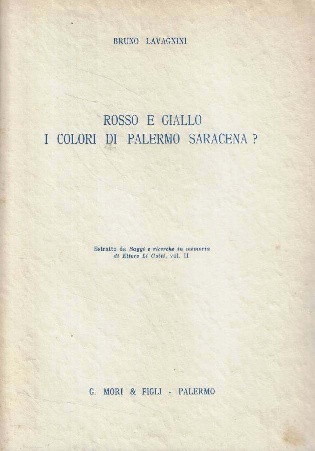 Rosso e giallo i colori di Palermo saracena?