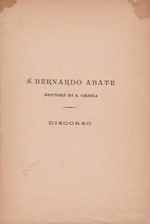 S. Bernardo Abate