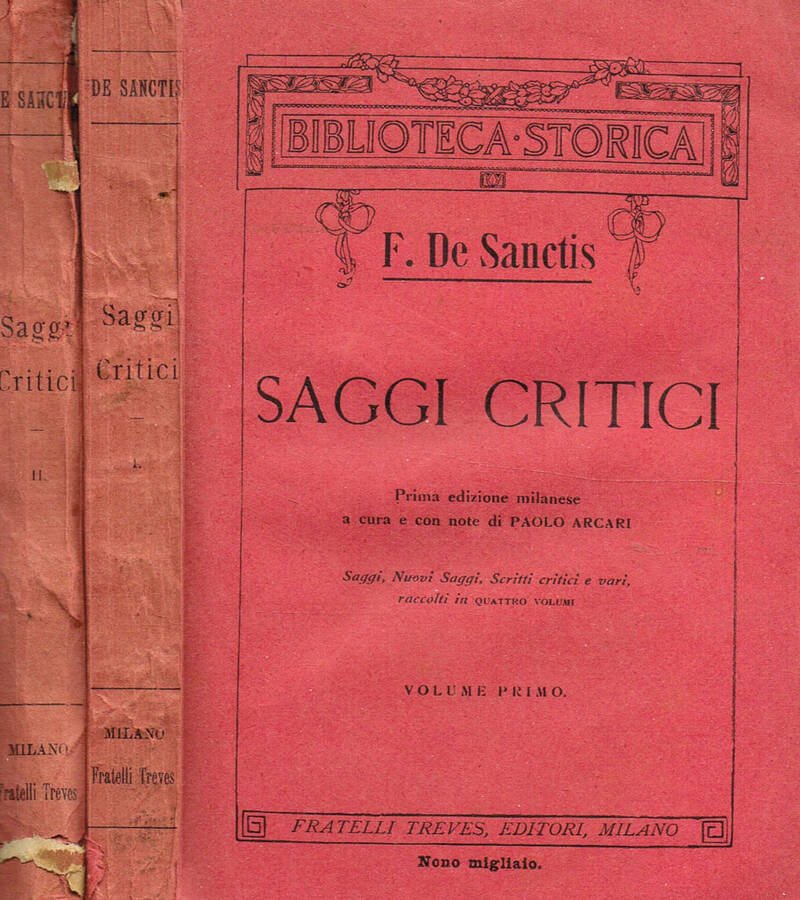 SAGGI CRITICI vol.I II