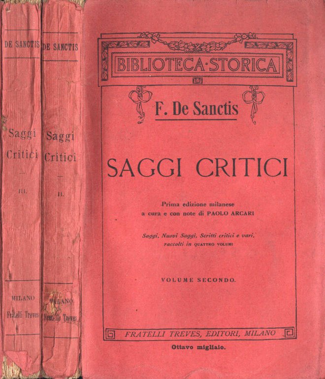 Saggi critici Vol. II - III